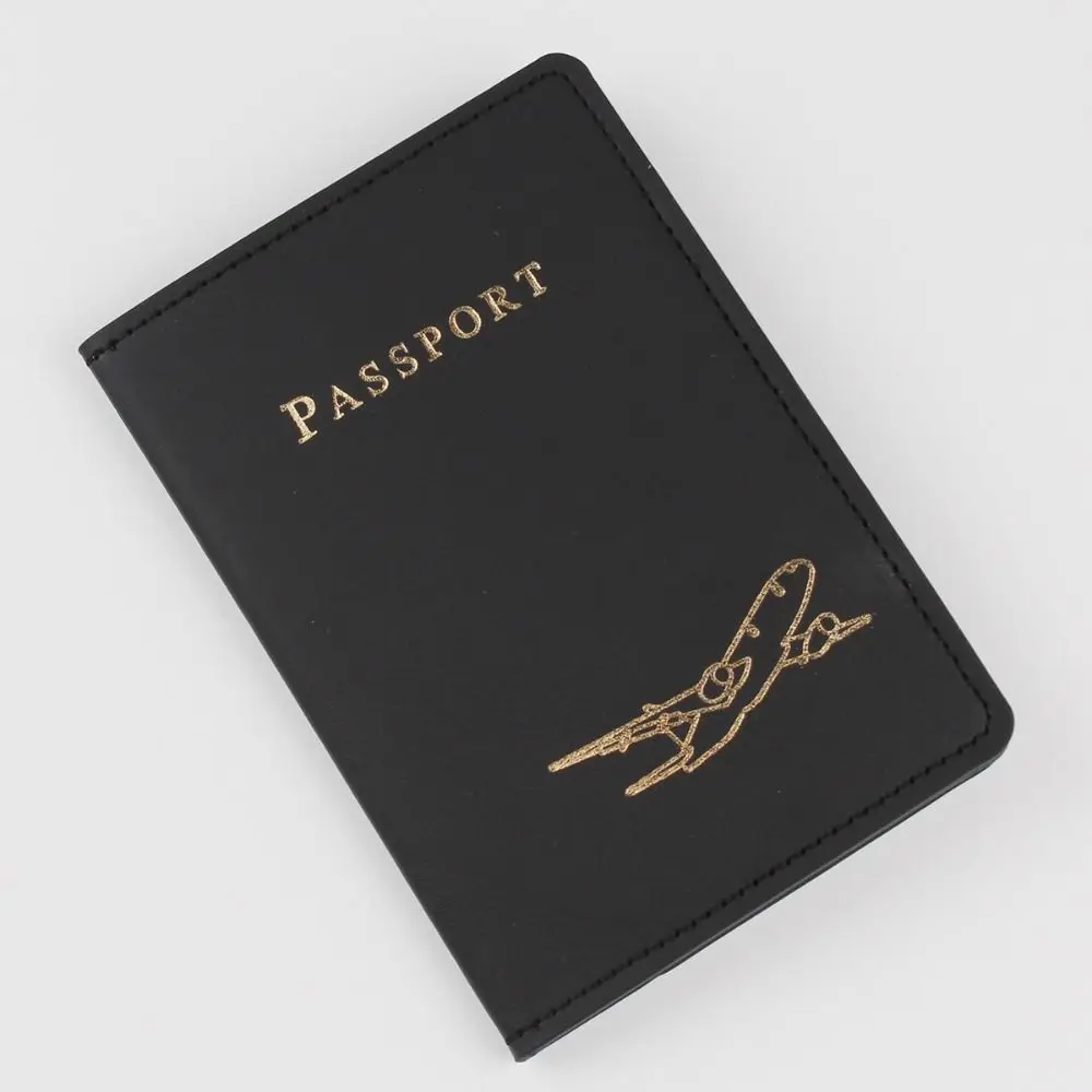 PU Leather Passport Cover Multifunction Multi-card Waterproof ID Card Pouch Credit Card Protector Cover Travel