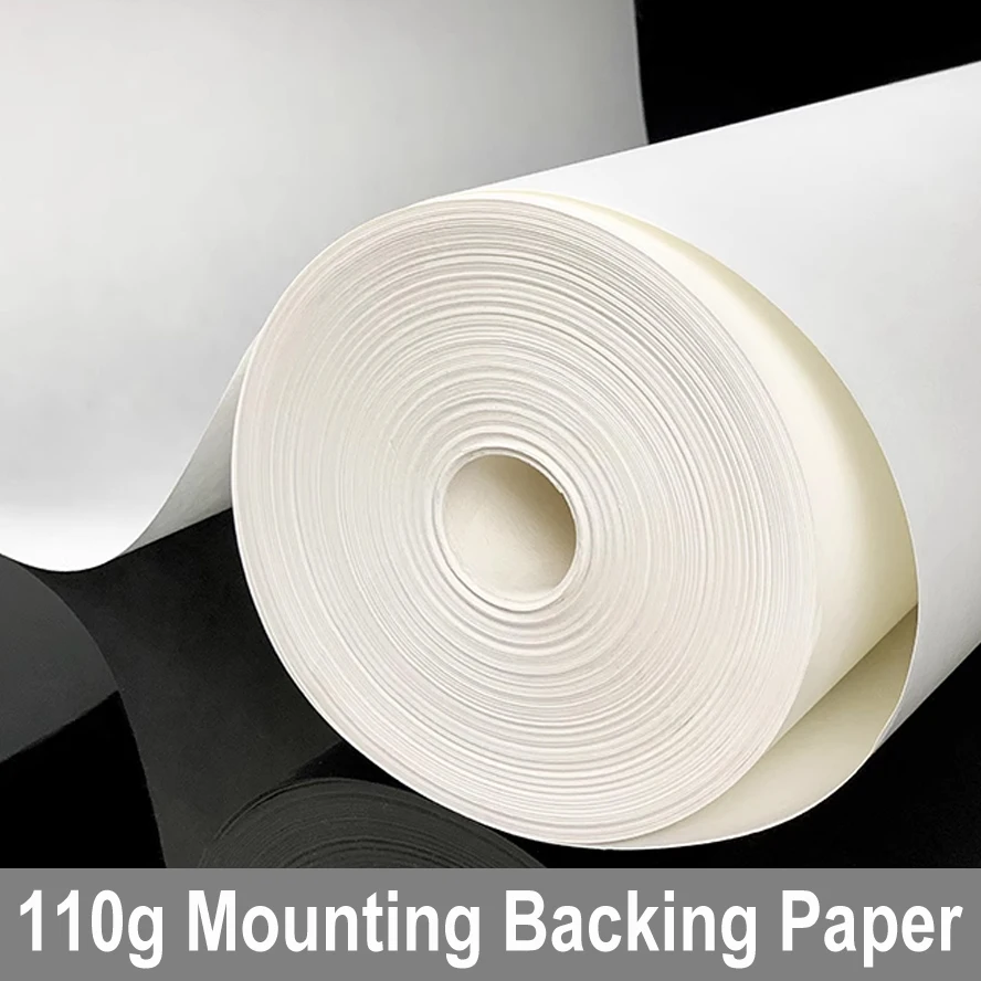 

Heavyweight (110g) Traditional Xuan Paper for Hand/Machine Mounting & Creation - 100m Thick Backing Paper Calligraphy & Painting