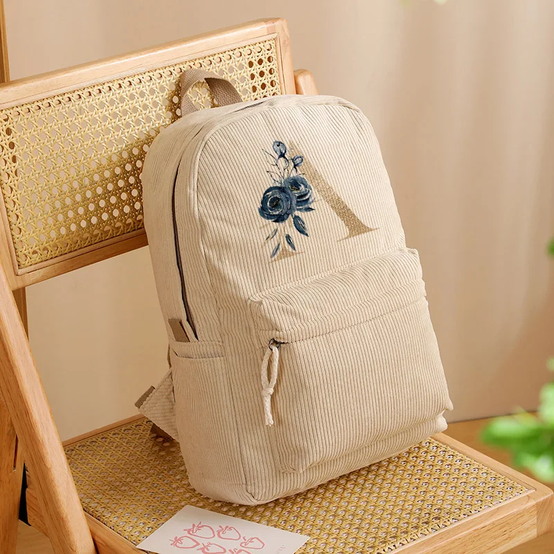 

Модный женский рюкзак для девочек, школьная сумка для колледжа, повседневные сумки для книг, золотые сумки с буквенным принтом, подростковые дорожные сумки на плечо, рюкзак