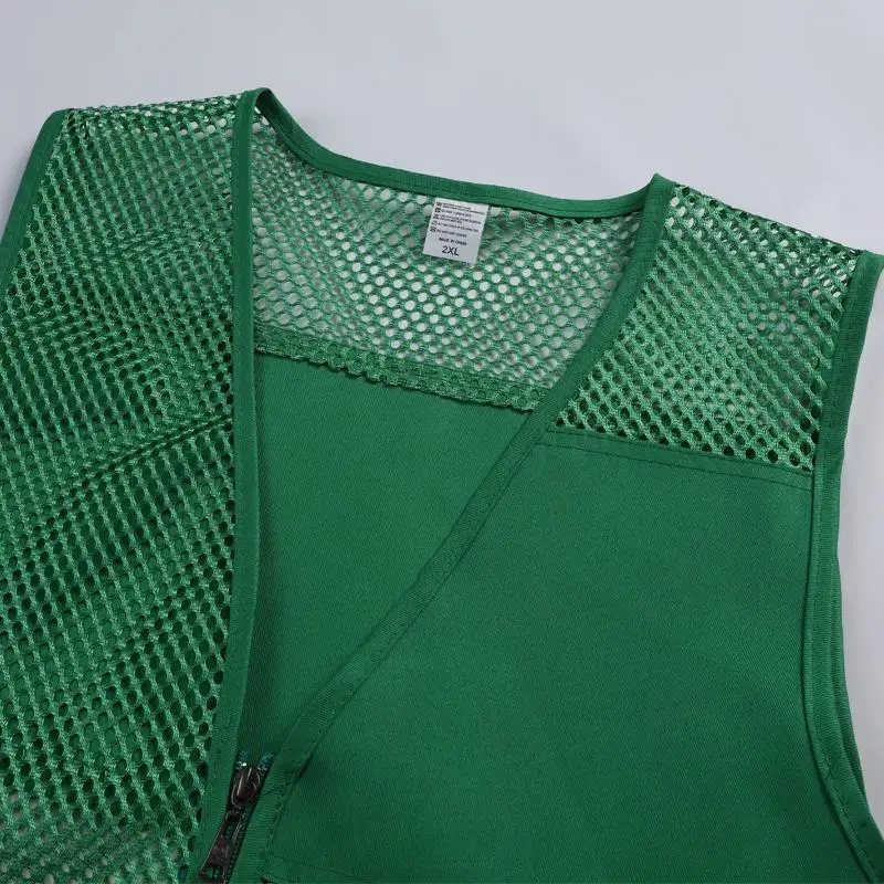 Summer Men's Sleeveless Mesh Vest With Printed Logo Personalized Custom Design Pattern Outdoor Activity Top