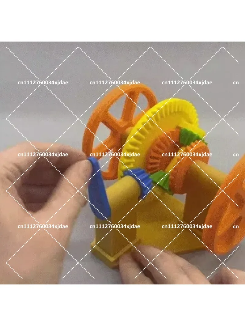 Car Differential Mechanical Model STEM Educational Assembly Toy Gear Transmission Structure Working Principle Demo
