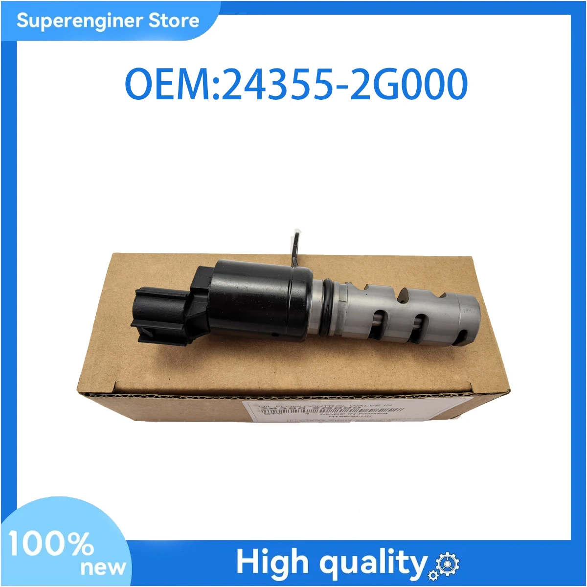 

24355-2G000 VVT Camshaft Timing Oil Control Valve INTAKE for 06-15 Hyundai Sonata Kia Optima 2.0L 2.4L 243552G000