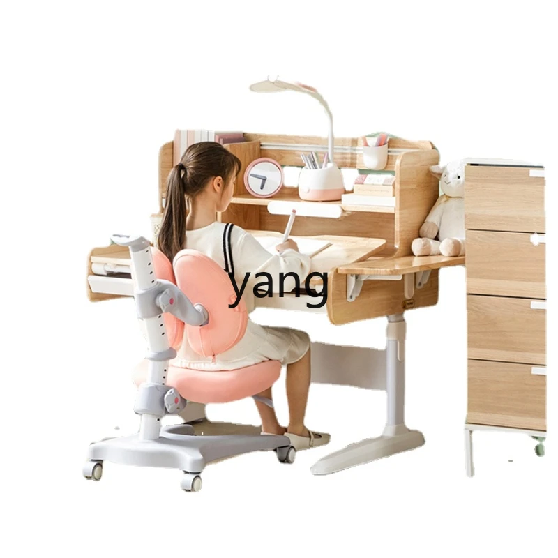 CX Solid Wood Learning Student Writing Adjustable Desk Chair Suit