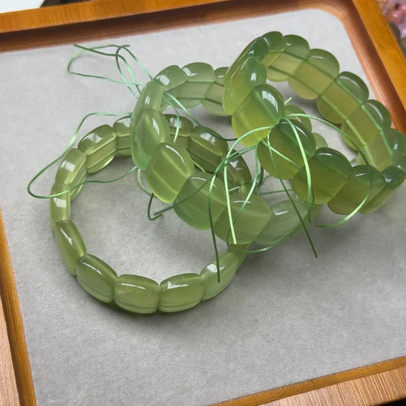 Natural Yellow-Green , Colorful Fluorite , Stone Jewelry, Bracelet Men And Women