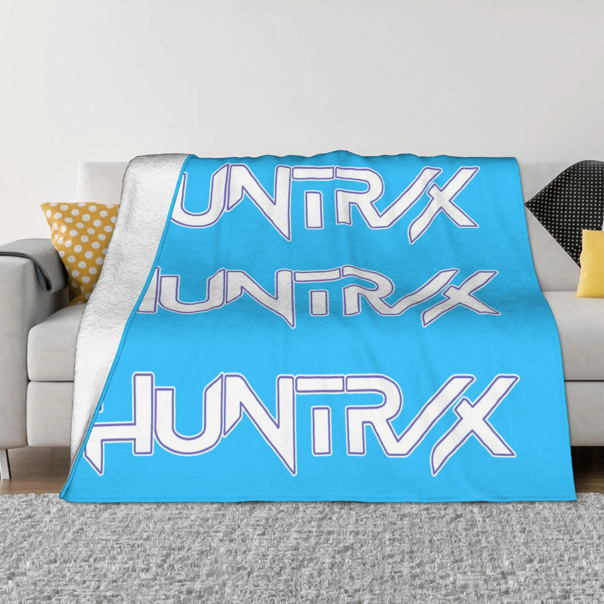 

Одеяла Huntrix kpop для охотников на демонов, нечеткие потрясающие дышащие пледы для домашнего текстильного декора