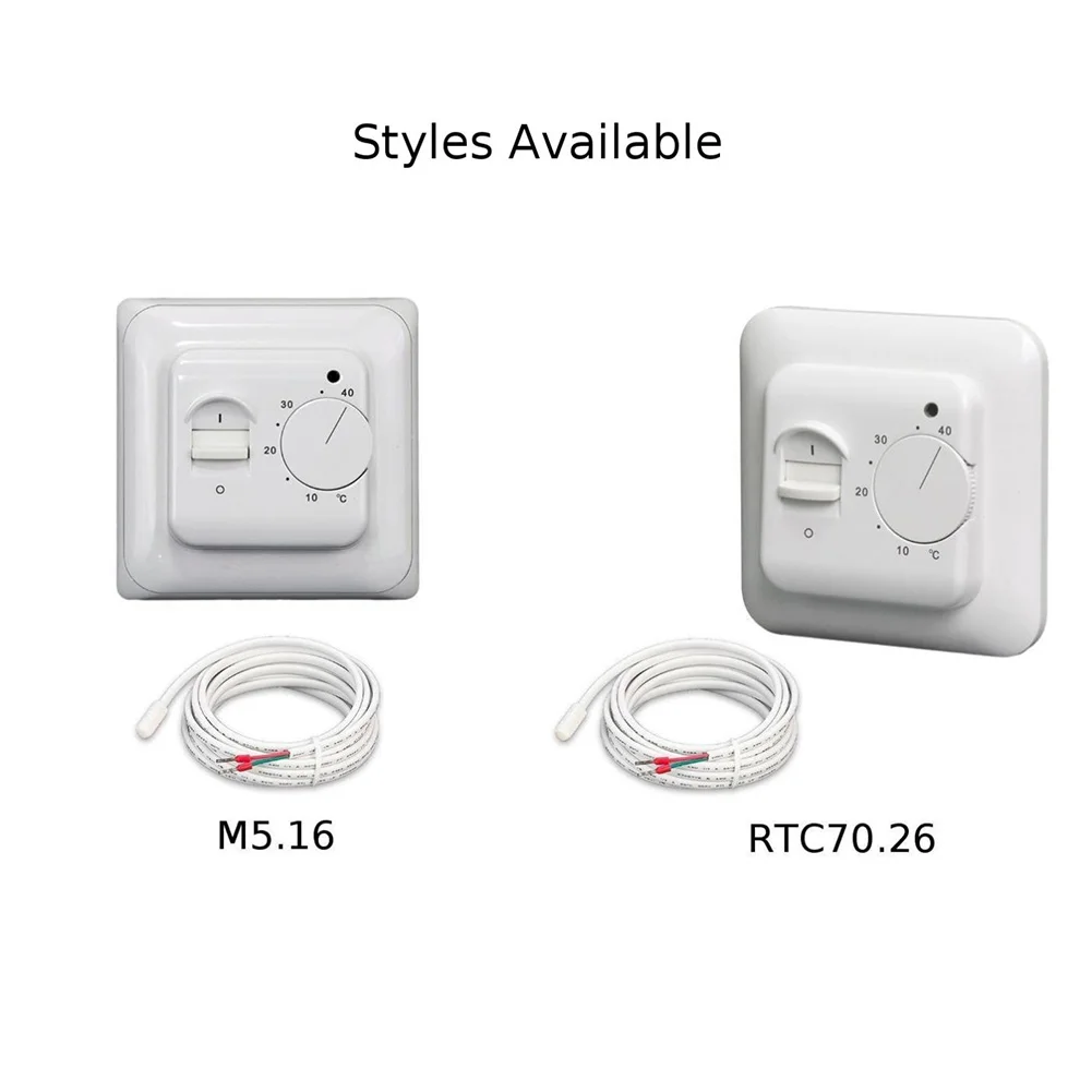 1 قطعة غرفة التدفئة الأرضية الكهربائية ترموستات 220 فولت متحكم في درجة الحرارة متر مع الاستشعار SP-6000 غرفة ترموستات ميكانيكي