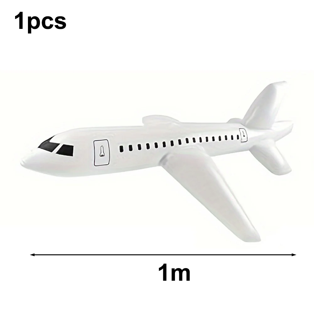 Large Inflatable Airplane Balloon Inflatable Airplane Aviation Themed Airplane Inflates for Outdoor Birthday Party Gifts White