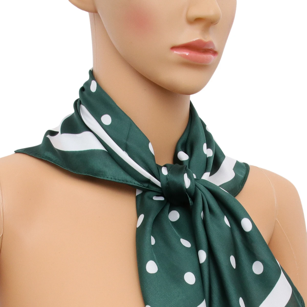 

Scarf Work Chiffon Woman Korean Version Comfortable Clothes Sweet Dots