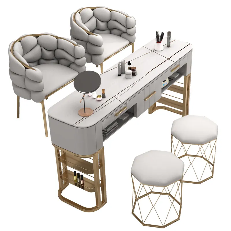 CX Japanese-style economical marble single full set of light luxury simple manicure table