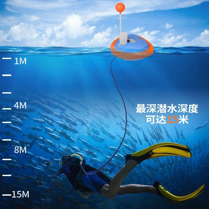 جهاز تنفس للغوص تحت الماء، أسطوانة أكسجين، معدات التنفس لصيد الأسماك والغطس العميق