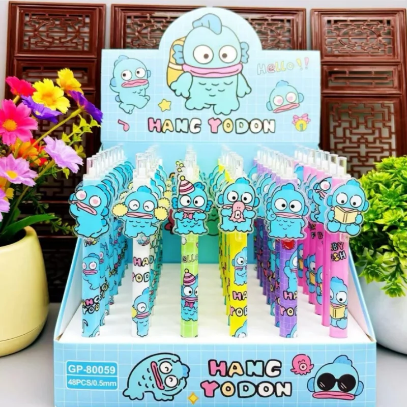 cartoon Hangyodon pens anime cartoon stitch press 0.5 black stationery students with school supplies pens office writing tool