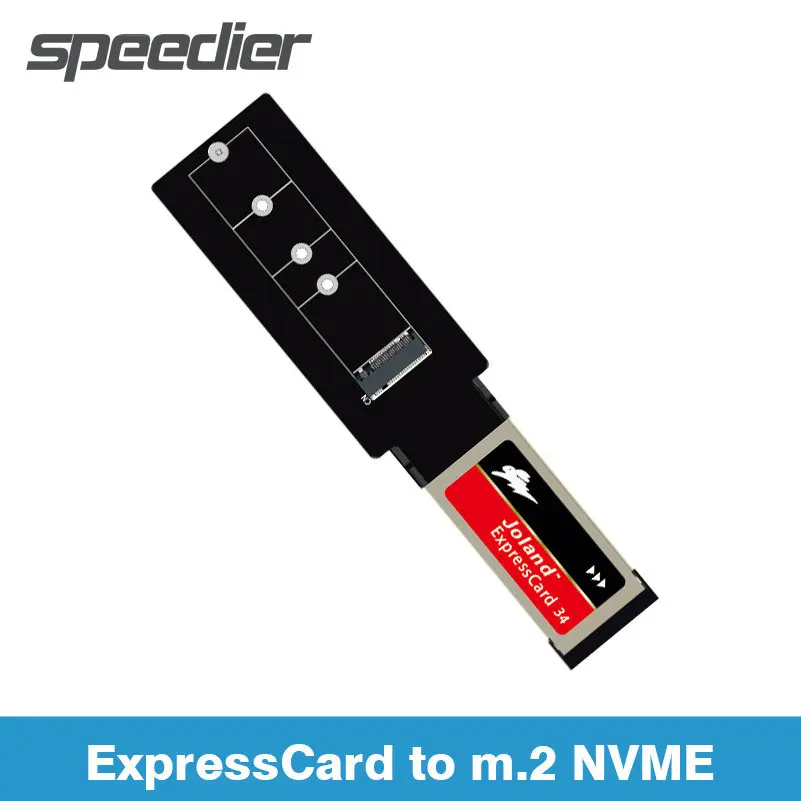 New ExpressCard To M.2 Nvme M-Key Adapter Card M.2 M2 NVME Riser Card Reader Notebook Memory ExpressCard 34 Interface for Laptop