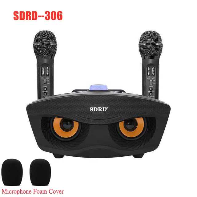 SD-309ポータブル2イン1デュアルマイクの歌bluetoothスピーカー