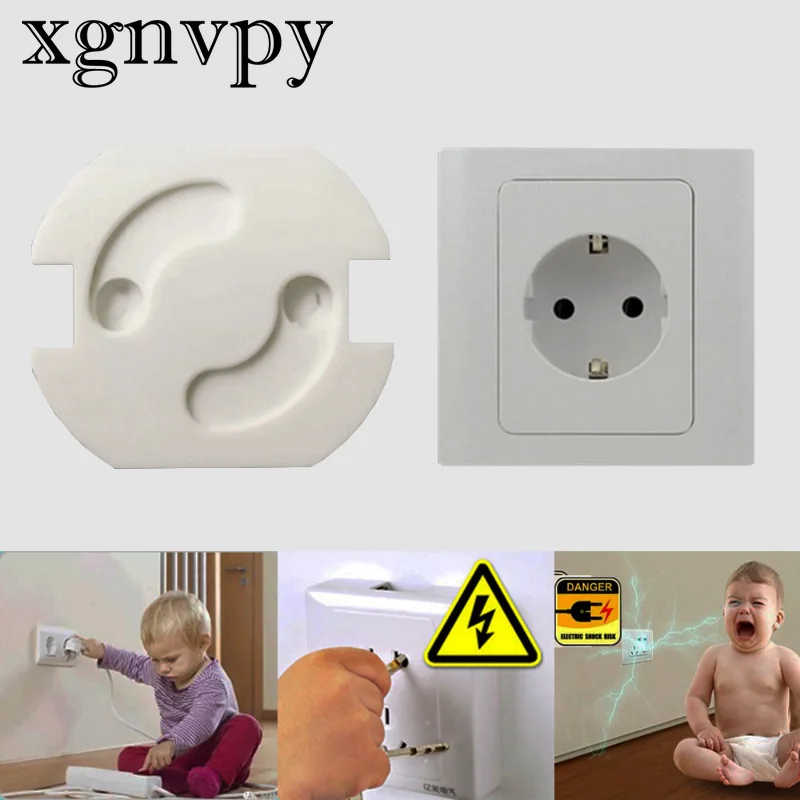 Xgnvpy Baby Safety Electrical Outler Cover Anti Electric Shock Rotate Socket Protection Plug Protector Kid Power Socket Guard