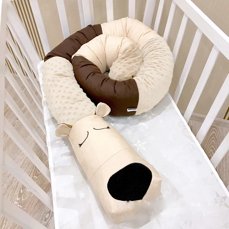 

Baby Plush Pillows Crib Bumper Pads Crib Liner Animal Protector Pillow Bed Children Cradle Newborn Room Decor Dropshipping