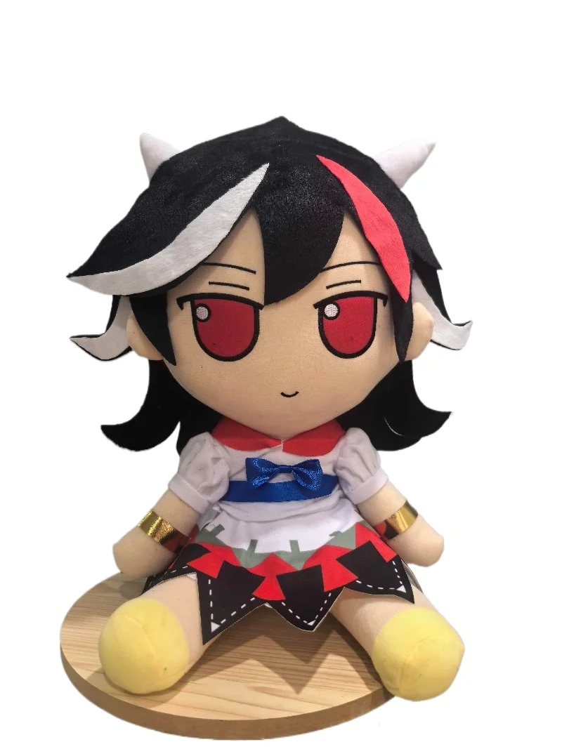 

40CM Kijin Seija Touhou Project Fumo Cosplay Plush Stuffed Cute Sitting Posture Doll Dress Up Toys Pillow Cushion Xmas Gift