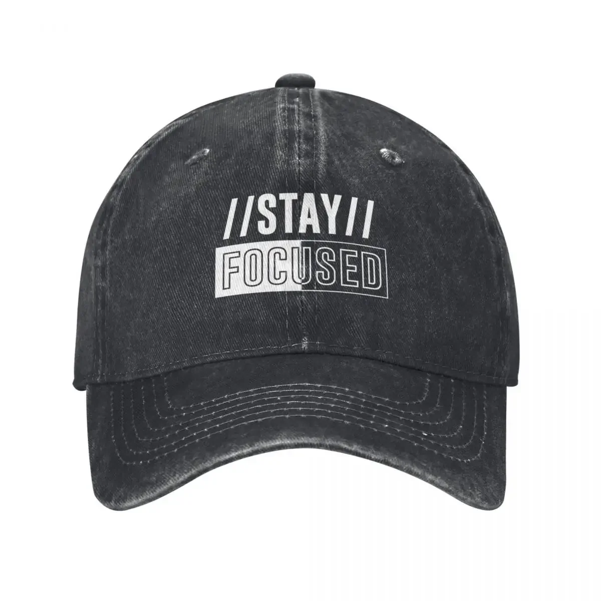 Stay Focused Baseball Cap Horse Hat fashionable Golf Wear Men Women's