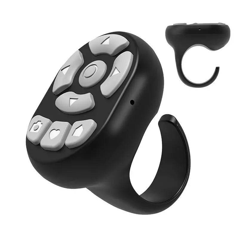 Bluetoothcompatible Scroller Ring Finger Remote Control Scroller Ring Remote Control Finger Video Memory for IOSAndroid