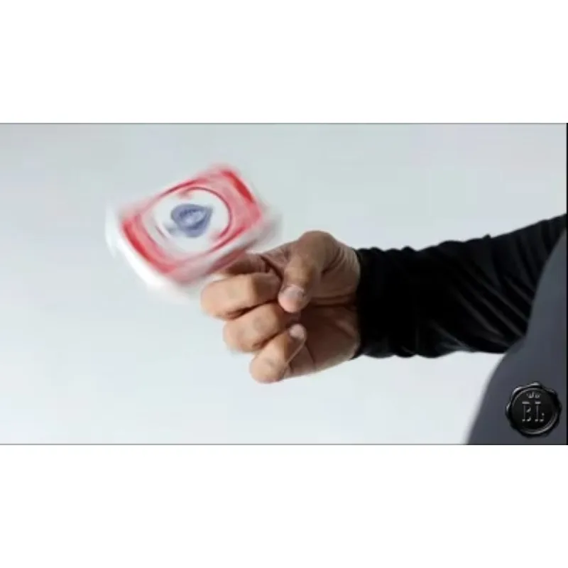 Revolution (Gimmick and Online Instructions) by Greg Wilson Poker Cards Tricks Close Up Spin Card on Fingertip Magic Props Funny