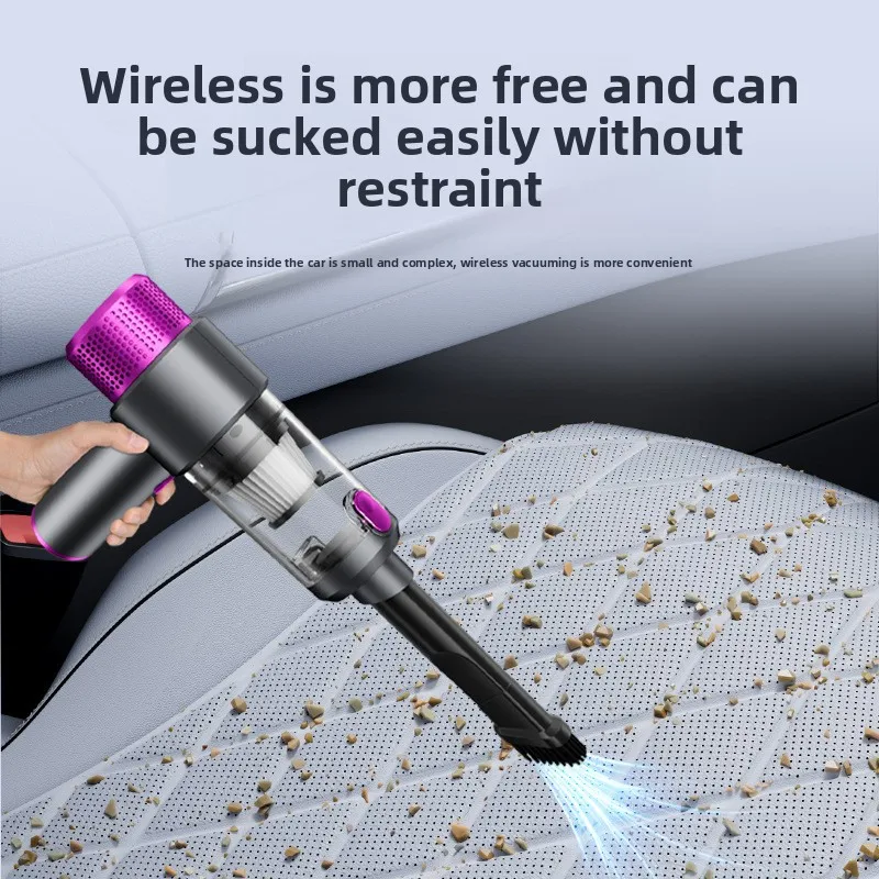 Wireless Desktop Car Vacuum Cleaner Integrated Handheld Blowing and Suction Small Mini Rechargeable Vacuum Cleaner