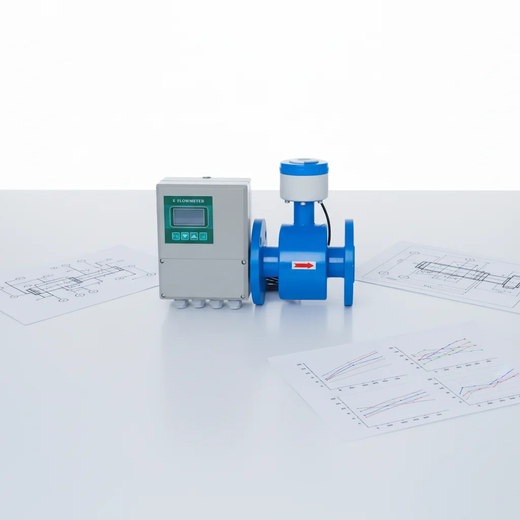 Dingyi Split Type Electromagnetic Flowmeter for Liquid/Water Flange Connection Metal Construction Dual Power Supply AC OEM 0.5%