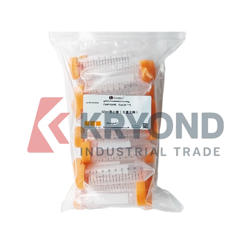 SOLARBIO 50-ml-Zentrifugenröhrchen (steril und enzymesfrei) für Labor- und Forschungsanwendungen Originalprodukt