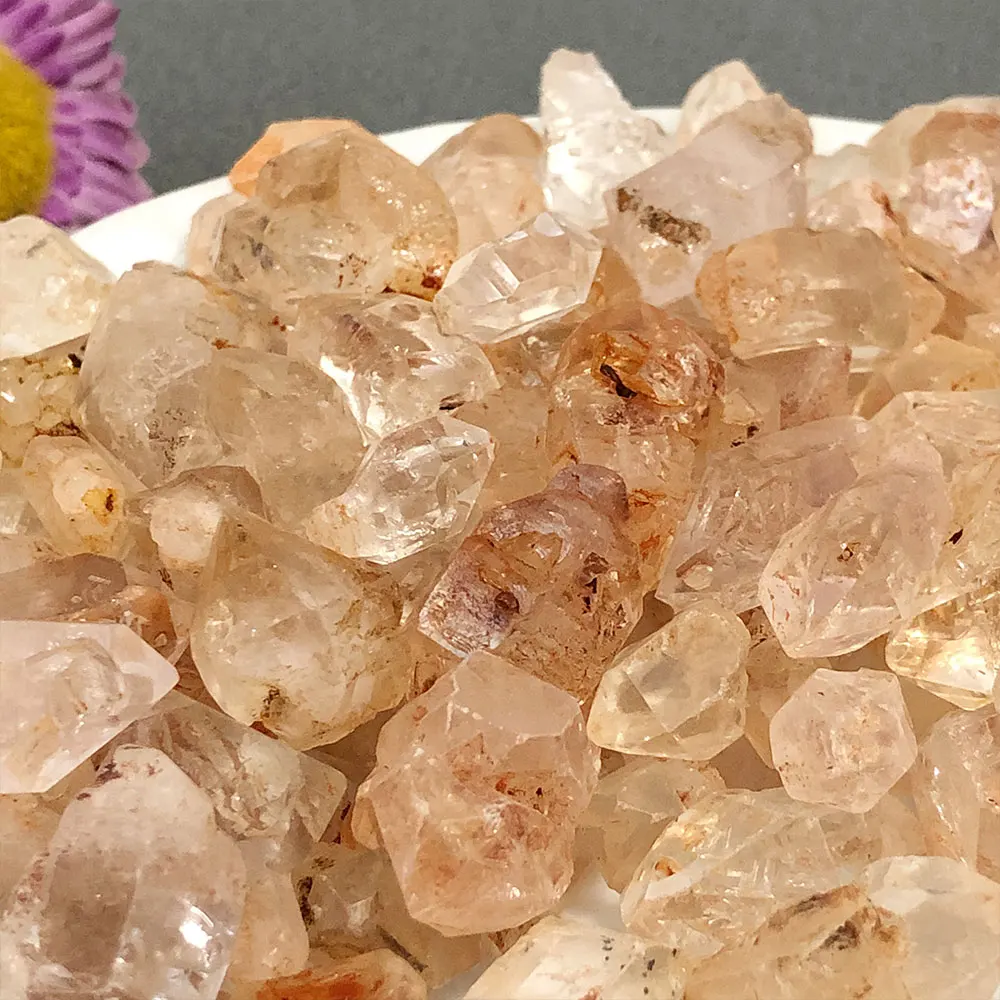 Diamant Herkimer, pierre naturelle brute, cristaux, pierres précieuses, minéraux, quartz, décoration d'intérieur, Madagascar, Reiki, Chakra