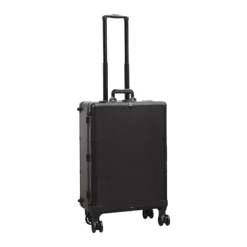 Makeup artist with tie rod with light hidden bracket 22 inches 24 inches makeup artist special large-capacity toolbox