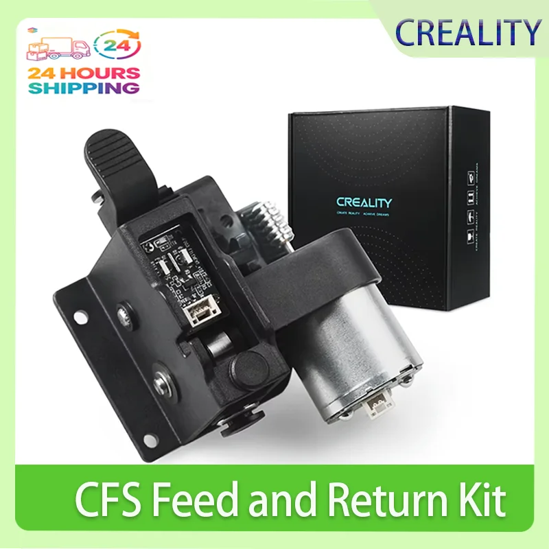 Für K2 Plus CFS 3D-Drucker-Teile Creality CFS Zuführungs- und Rückführungs-Kit Original Zuführungs- und Rückführungs-Kit_Bürstenmotor_0.17A_24_L16.2