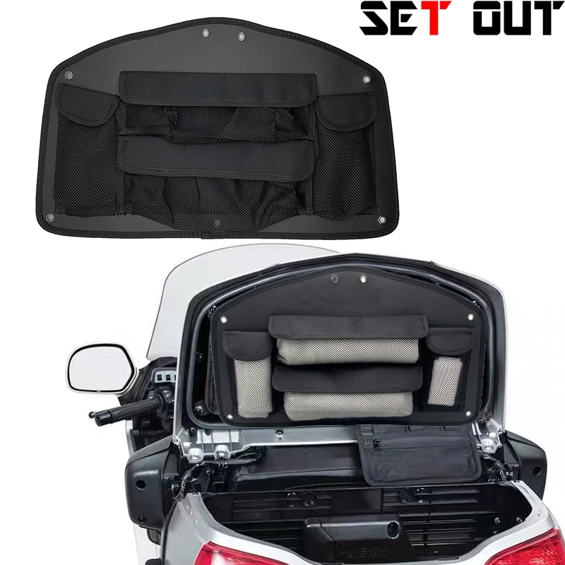 

Motorcycle Accessories Trunk Lid Storage Bag Tool Bag For Honda GOLD WING GL1800 gl1800 Goldwing 2001-2016 Silver Wing 01-16