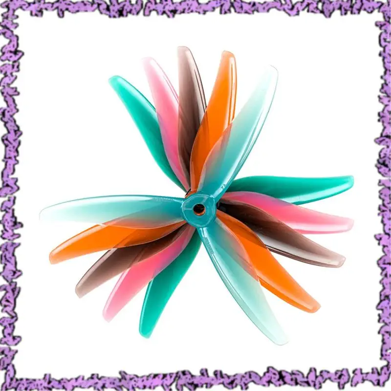 

SCLL-24PCS 51466 V2 FPV Propeller 5Inch 3 Blade Propeller Drones Propeller For FPV RC Racing Drone A