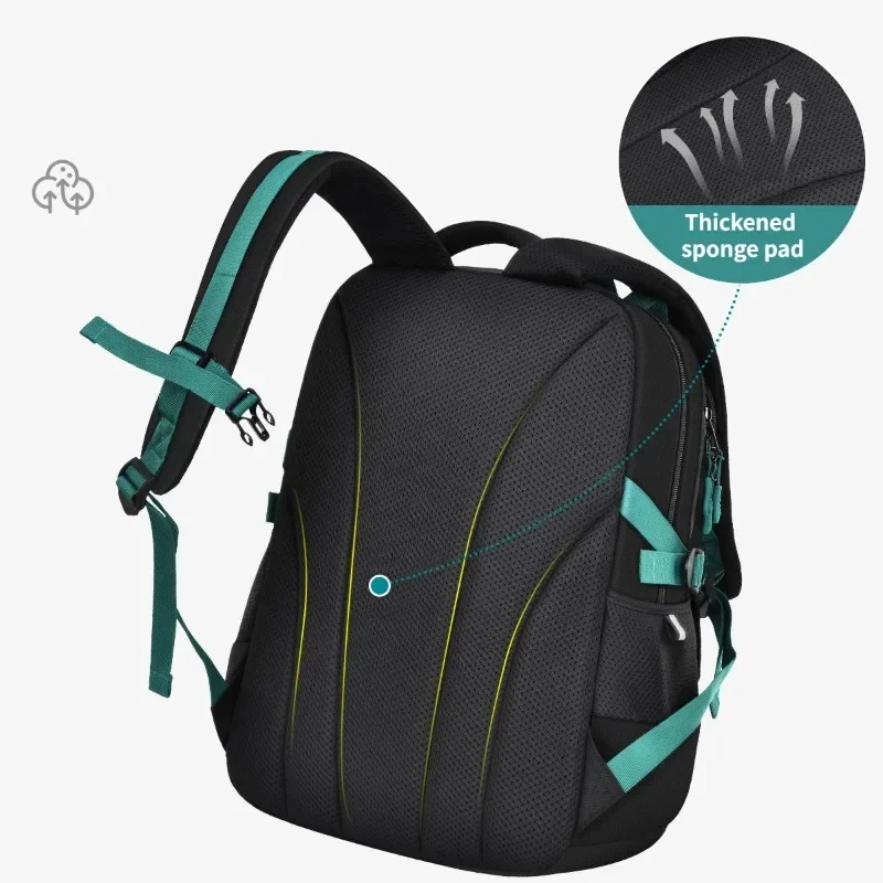 New Boys Backpack Large Capacity Refrigerator Open Door Waterproof Backpack School Bag for Primary and Secondary School Stude&J1