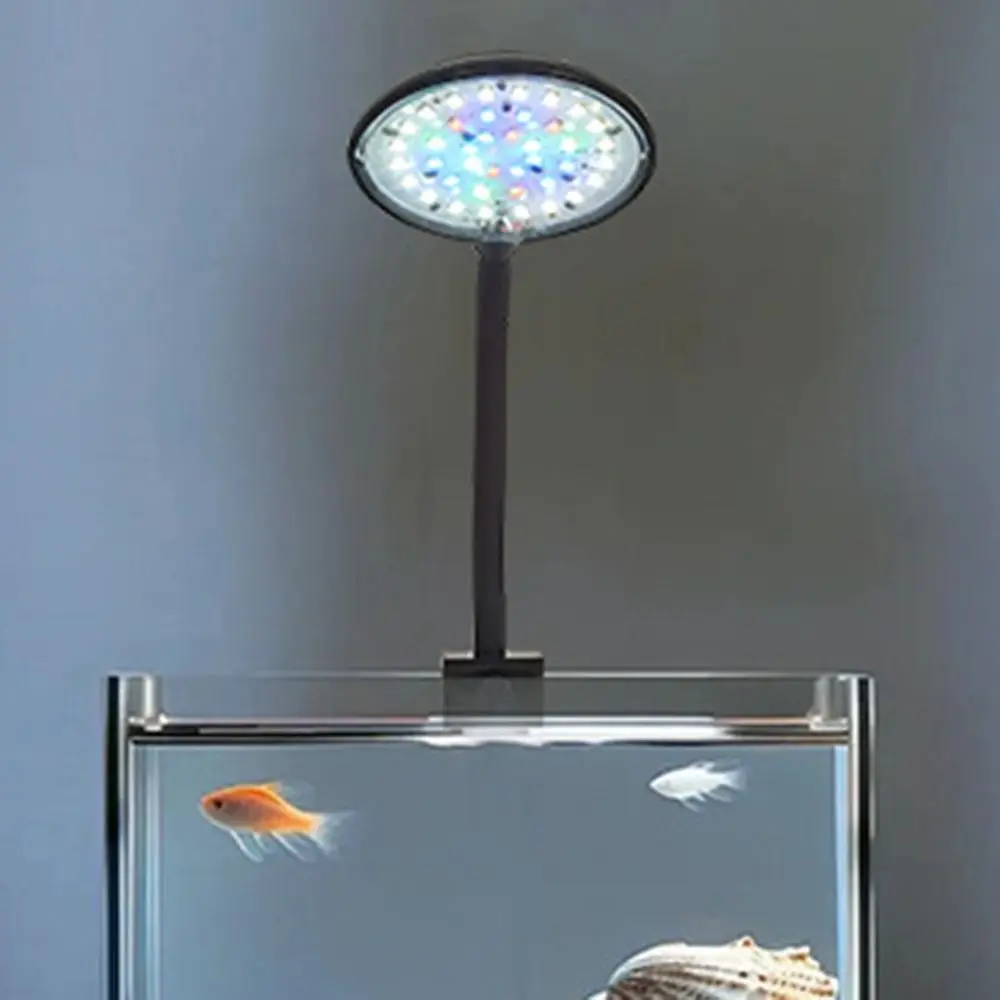Mini lampe à pince pour Aquarium, Rotation à 360 degrés, économie d'énergie, lumière LED pour Aquarium, 5/7W, anti-éclaboussures, lumière pour plantes d'aquarium