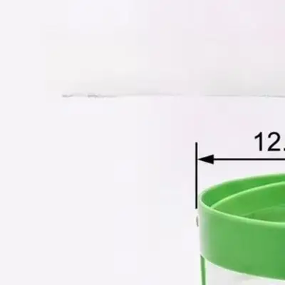 Debris Collector Bin Filter Leaf Trap Compact Size Fit Manual Assembly Free ABS Plastic Construction Green white