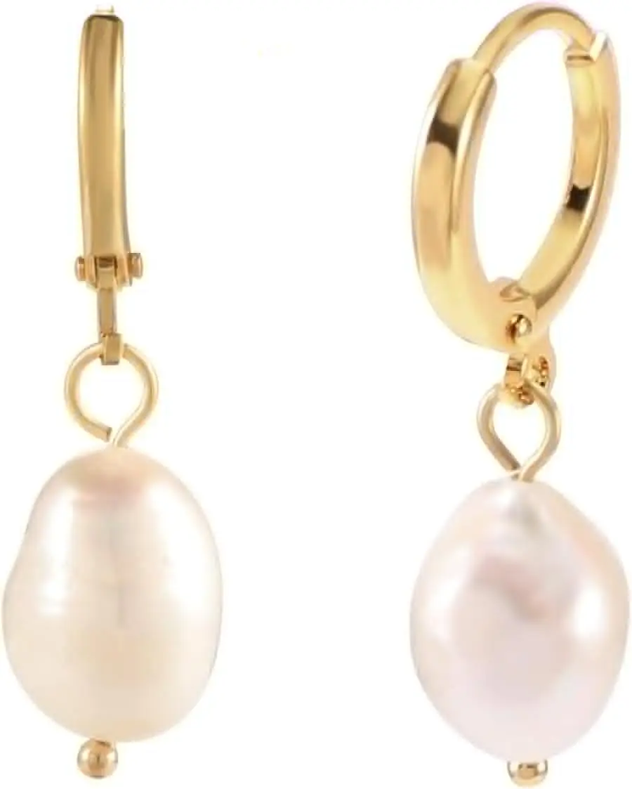 Pendientes de Aro Pequeños Tipo Huggie de Oro con Dijes Personalizados: Serpiente/Ojo Turco/Estrella/Cruz/Candado/Llave, Oro de 18k