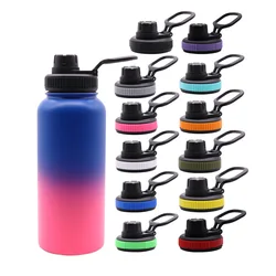Replacement Lid Accessories for Hydro Flask Chug lid with Big Handle Easy to Carry Fits 16-64oz Most Wide Mouth Bottles