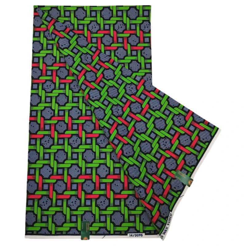 

Holland wax Ghana wax fabric pagne Africa high quality 100% cotton African wax fabric printed in Ankara style 6yards