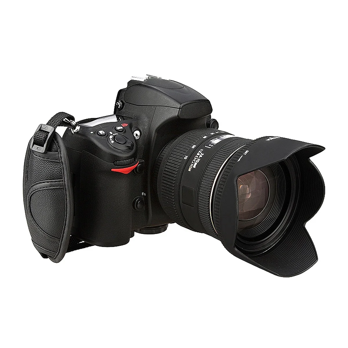 デジタル一眼レフカメラ用PUハンドグリップ ブラック 調整可能でしっかりフィット マイクロファイバークッション付き 富士対応