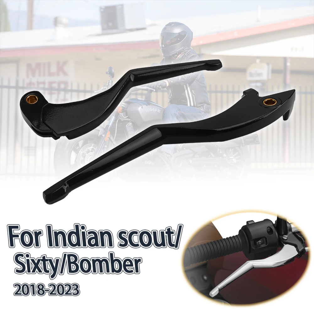 A Pair Of Motorcycle Brake Clutch Levers Handlebar Handle Lever For Scout Sixty/Indian Scout/Scout Bobber ABS 2018-2023