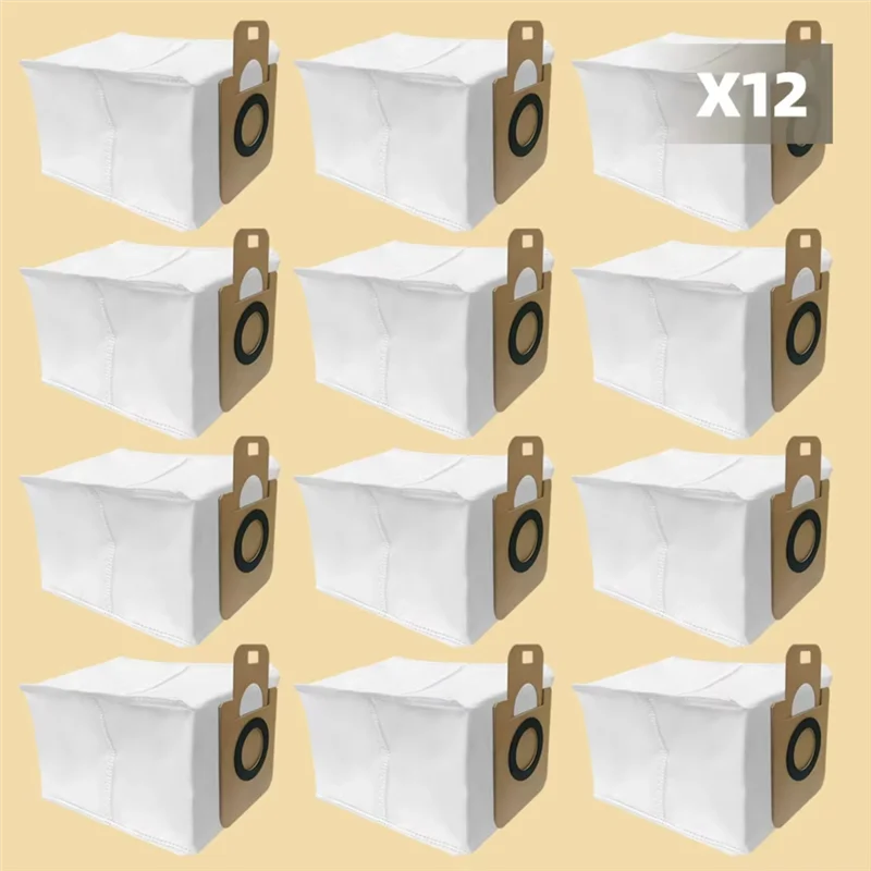 A74G-Wymienne worki na kurz do odkurzacza Dreame Bot D10 Plus/RLS3D/Z10 Pro/L10 Plus Robot Cleaner