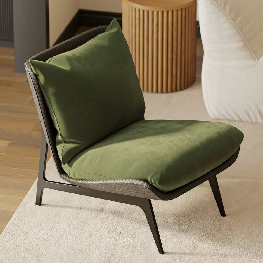 #Modern Luxury Green Velvet Living Room Royal Lounge Chairs Restaurant Metal Lazy Wedding Single Accent Sofa Chair for Events