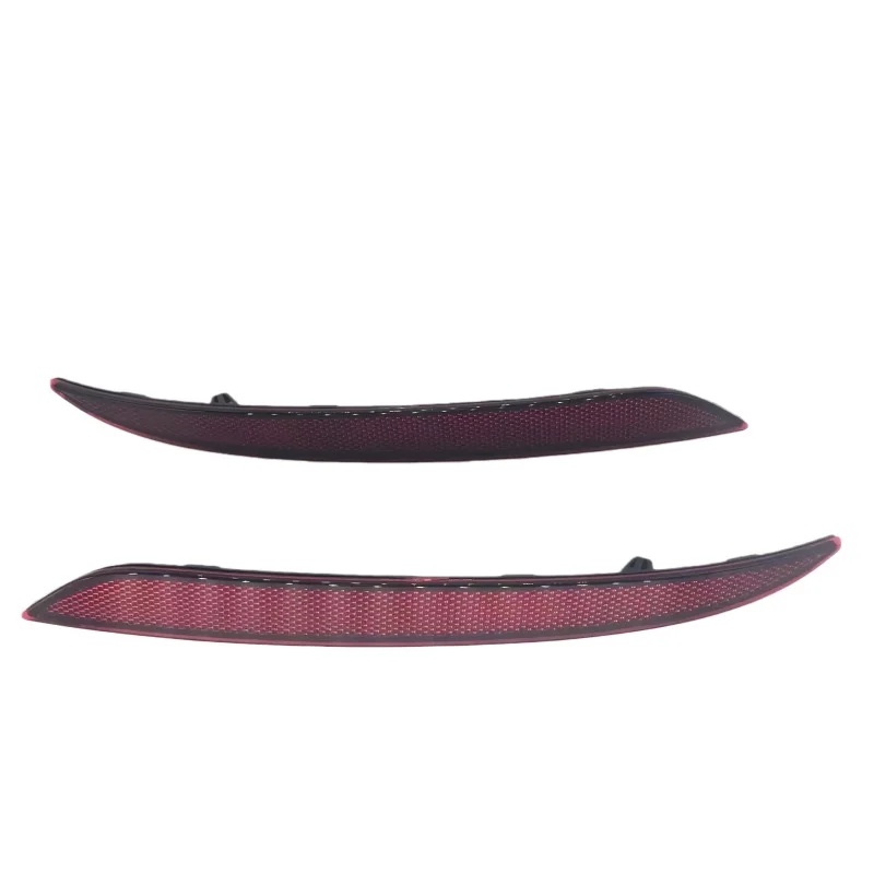 ل تسلا نموذج S 2012-up2pcs اليسار واليمين الأحمر المصد الخلفي عاكس شرائط عاكسة تحذير قطاع 6007705-00-D 6007706-00-D