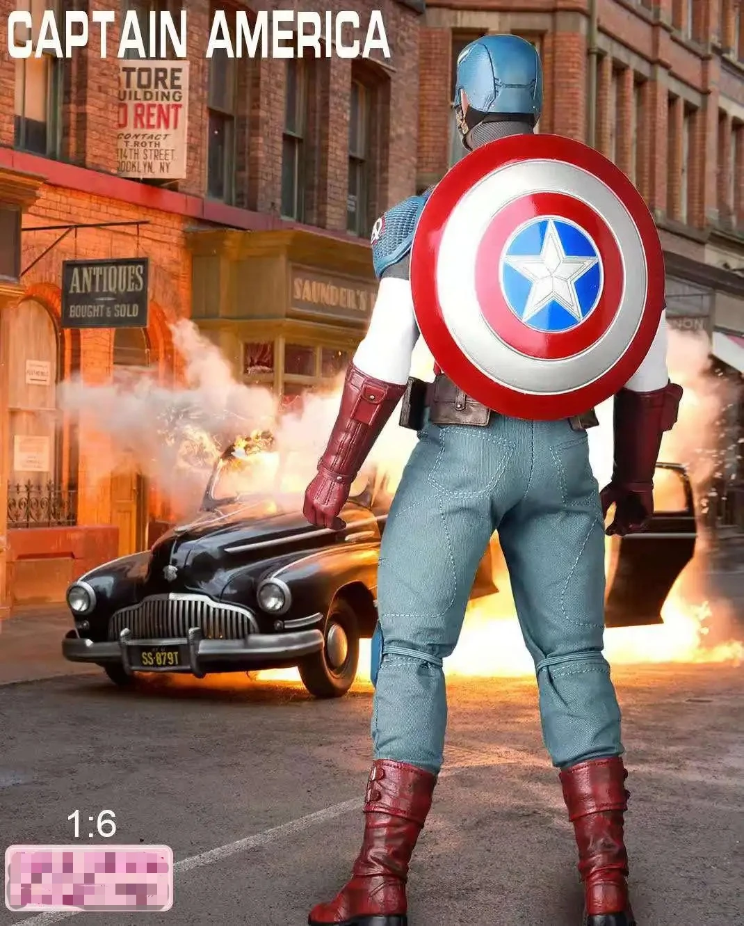 Marvel Captain America Actionfigur im Maßstab 1:6 – stark bewegliche Gelenke, vollständig beweglich, hochwertiges Sammlerspielzeug für Fans
