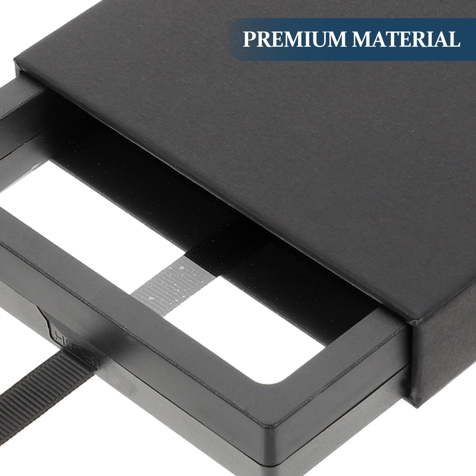 

2pcs Suspended Box Jewelry Storage Wedding Case Compartment Organizer Black Travel Lightweight Compact Design Moisture