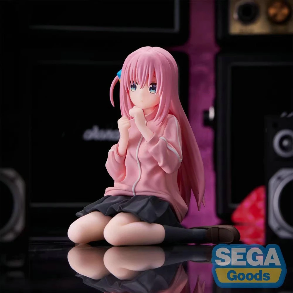 Figura de rock solitário postura sentada goto dupo molho linda menina goto yili modelo ornamento de animação bidimensional