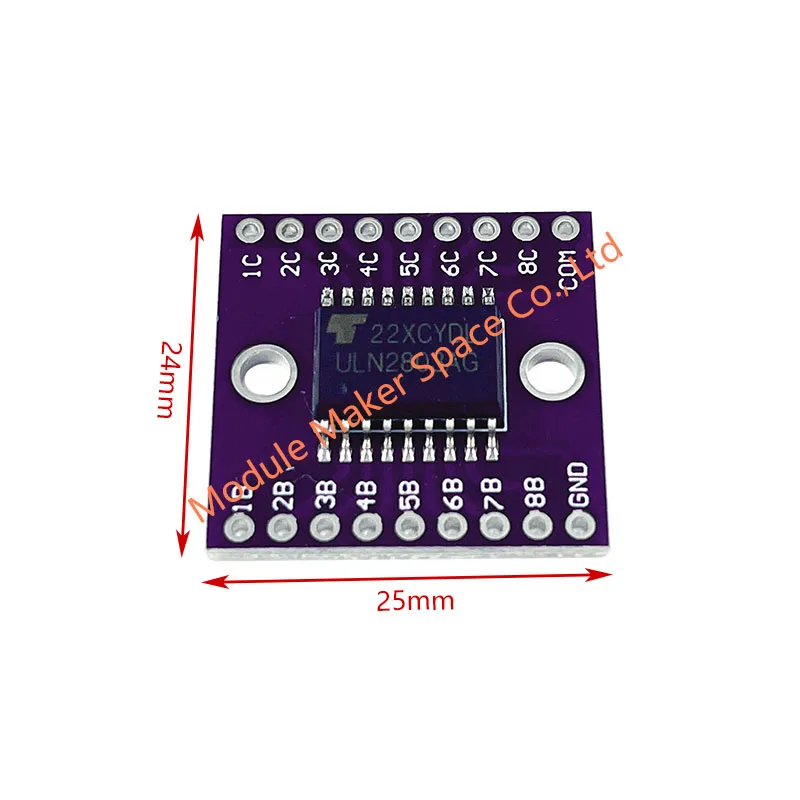 ULN2803A 달링턴 트랜지스터 어레이 드라이버 모듈 높은 내전압 및 고전류 원본 CJMCU-2803