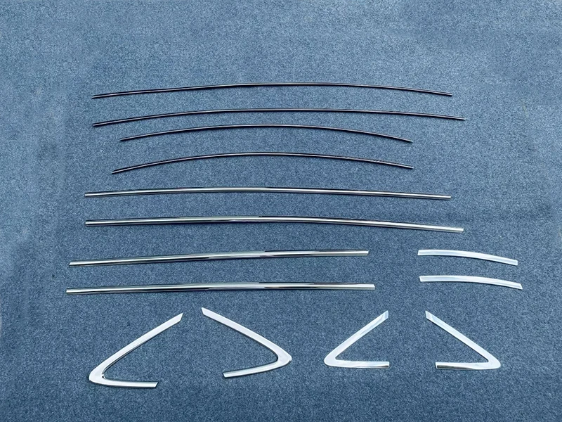 Car Accessories Body Styling Stick Stainless Steel Window Garnish Window Strip Trim For Toyata Prius XW60 2022 2023 2024