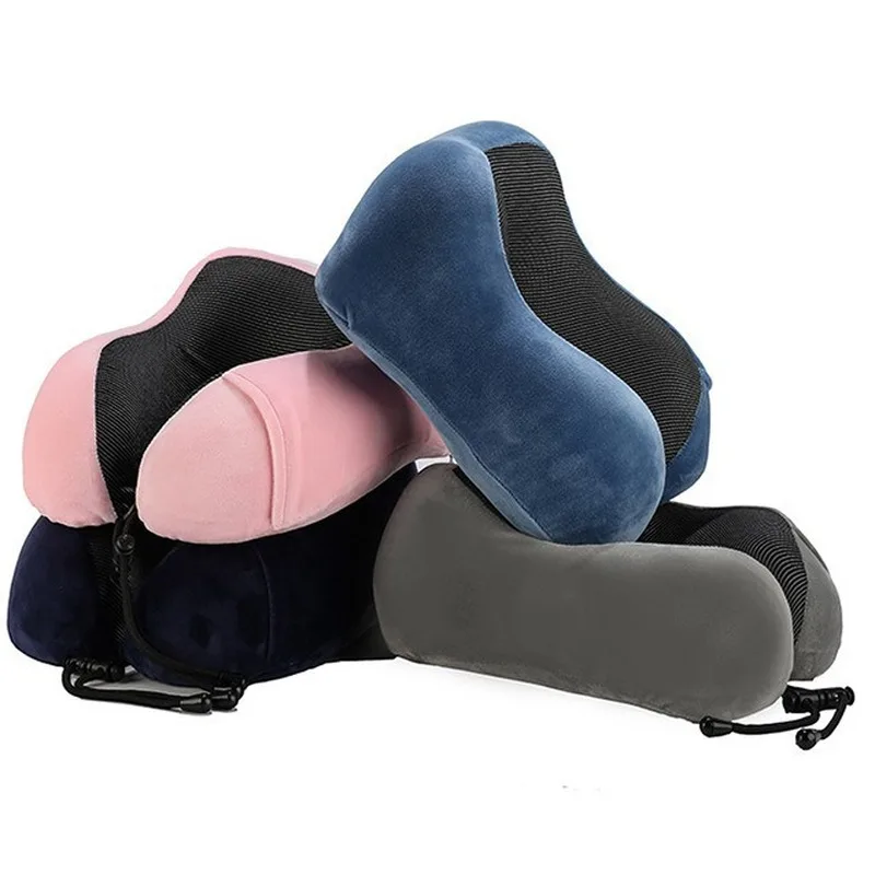 

Hot Memory Cotton Neck Pillow U-Shaped Neck Pillow Travel Pillow Cervical Pillow Aircraft Memory Pillow Comfortable Portable