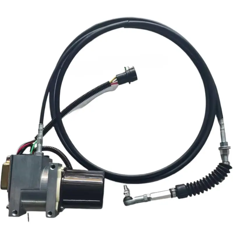 

XCWoOshop 109-0092 1090092 Round Throttle Motor with Single Cable for E320L E320 Excavator Parts