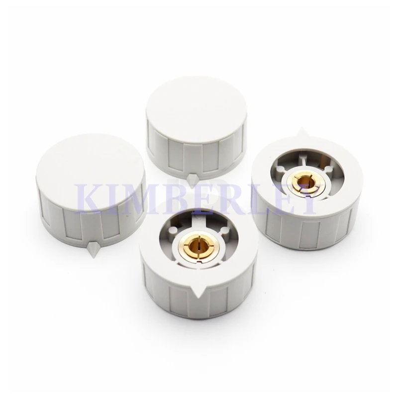 2PCS 39 X 19 Plastic Knob Cap Circular Shaft Potentiometer Code Switch Knob Cap Electronic Instrument Equipment Switch Cap